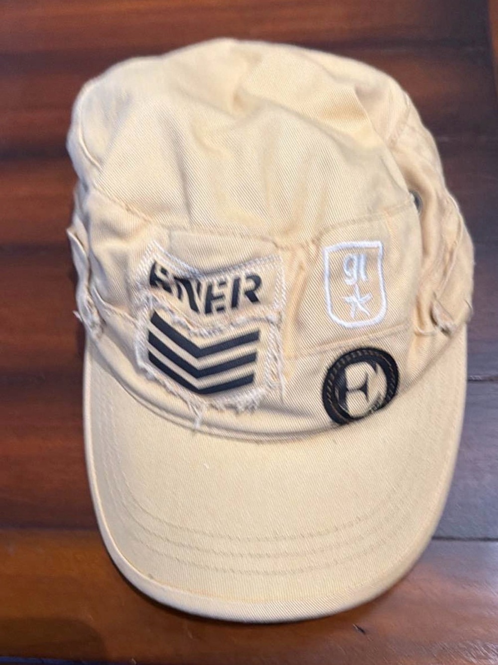 Energie Men’s Military/Cadet Style Cap - Khaki - Size M/L